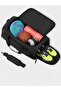 Black Large Suitcase with Front Pocket and Shoe Compartment Travel Fitness Hand and Shoulder Bag (Impertexs Fabric)