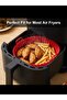 Silicone Air Fryer Liner, Square, Non-Stick, Reusable, 3L - 6