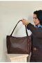 Women's Brown Gardenya Model Casual Large Size Bag - 2
