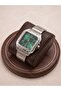 Kallen Square Silver Green Dial Men's Wristwatch - 2