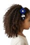 Floral Hair Crown with Hanging Pearls
