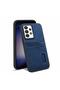 Samsung Galaxy A32 Compatible Case Luxury Leather Case with Card Holder Navy Blue