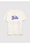 Barbie Printed Ecru T-Shirt Loose Fit / Comfortable Cut 7610453-70057 - 3