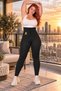 Women's Ultra High Waist Thermal Agraph Leggings 3 Stage Thermal Corset Leggings - 8