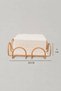 3-Piece Orange Napkin Holder Towel Holder Set Black Color Stainless Steel Kitchen Serving Presentation Set - 2