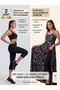 2-Pack Premium Advantage Package Cotton Women's Black Dress & Underskirt Lining - Below Knee Capri Leggings-1003 - 6