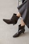 Viva Women's Wrinkled Leather Boots Brown