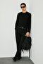 Dean Wool Blend Crew Neck Knitwear Sweater Black - 4