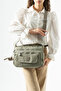 Ultra Light Waterproof Multi-Pocket Shoulder Bag Mink (Model: 571-5D)