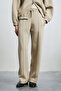 Maje Knitted Women's Sweatpants Beige - 2
