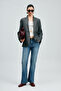 Amber Women's Denim Bootcut Fit - High Waist Blue - 2