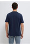 Black Navy Blue T-Shirt Regular Fit / Normal Cut 0613135-86623 - 5