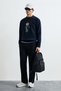 Miles Men's Sweatshirt Navy Blue - 4