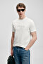 Oscar Modern Graphic T-Shirt Off White
