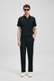 Calep Smart Men's Chino Pants Slim Fit Black