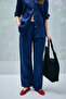 Navasa Women's Trousers Ink Navy Blue - 5