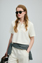 Narın Women's Polo T-Shirt Off-White - 3