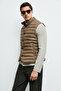 Soon Men's Goose down Inflatable Techno Vest Sand - 5