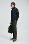 Sergio Goose down Men's Coat Navy Blue - 3