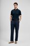 Bold Men's Cotton Sweater Dark Navy Blue - 4