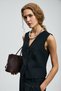 Barbara Women's Vest Navy Blue - 4