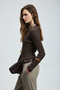 Perla Women's Sweater Brown - 5