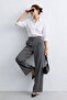 Woman Palazzo Pants 1001 - school grey