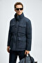 Edgar Goose down Men's Coat Navy Blue - 6