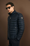 Andy Men's Goose down Inflatable Coat Navy Blue - 5