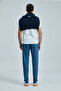 Helt Sport 5 Pocket Men's Trousers Slim Fit Ink Navy Blue - 6