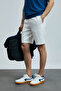 Peler Sports Men's Chino Shorts Slim Fit White - 3