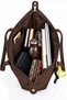 Vx-027 Women's Large Volume Shopper Bag Waterproof Parachute Fabric Lined & Durable Brown - 7
