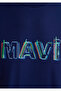 Printed Navy Blue T-Shirt Regular Fit 0612587 -70496 - 6