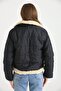 Women's Fur-Detail Coat - 5