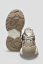 Kate Women's Comfortable High Platform Sneaker Sports Shoes Beige - 5
