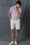 Vernon Sports Polo Neck Men's T-Shirt Light Lilac - 5