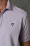 Laon Sports Polo Neck Men's T-Shirt Lilac - 3