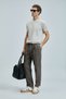 Tıno Men's Modal Blended Sweater Light Beige - 5