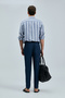 Conroy Men's Linen Shirt Regular Fit Navy Blue - 6