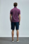 Peler Sports Men's Chino Shorts Slim Fit Navy Blue - 6