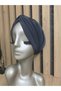 Meryemcebone Hijab Bonnet Smoked Color Double Sided Knotted Drawstring Bonnet - 2