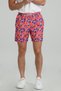 Geometric Men's Swim Shorts Orange - 2