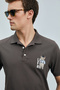 Best Smart Men's Polo T-Shirt Brown - 3