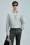 Bert Men's Linen Cotton Shirt Regular Fit Green - 3