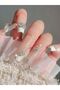 100pcs WHITE 50/100/200/300/400/600pcs Shiny Zircon Rhinestones,Mini Nail Art Diamonds, 3D Pointed B - 8