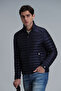 Sergio Goose down Men's Coat Navy Blue - 5