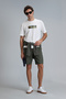 Peler Sport Men's Chino Shorts Slim Fit Green - 3
