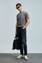 Bran Modern Graphic T-Shirt Mink - 4