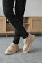 Kb-X6 Kuback Beige Suede Casual Men's Shoes - 5