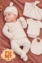 Ruffled 7-Piece Baby Girl Hospital Discharge Set